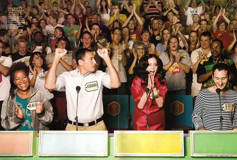 Illustration for article titled Marie Claire's "Price Is Bright" Spread Will Make You Squeal Like A Game Show Contestant